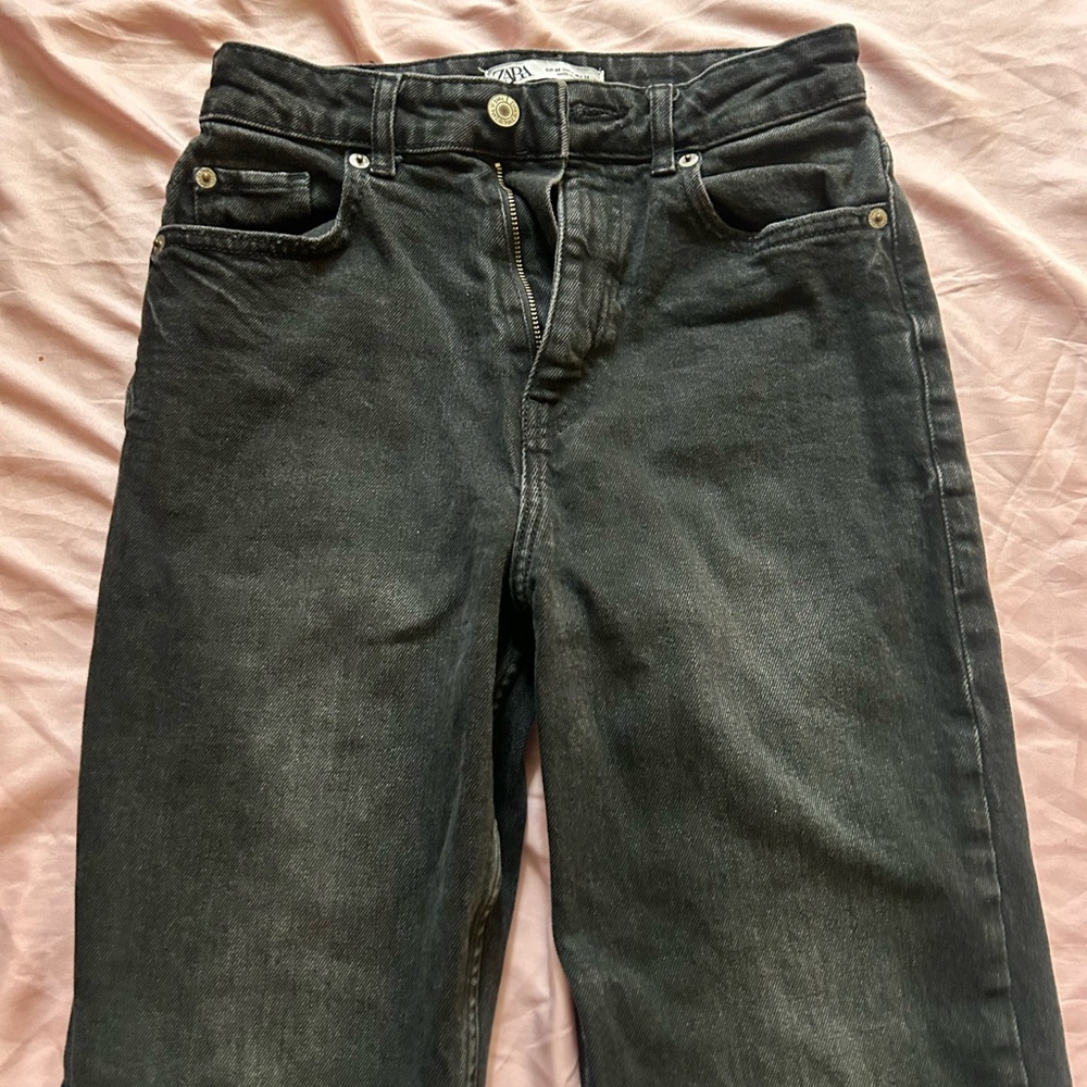 Zara Black Straight Leg Jeans